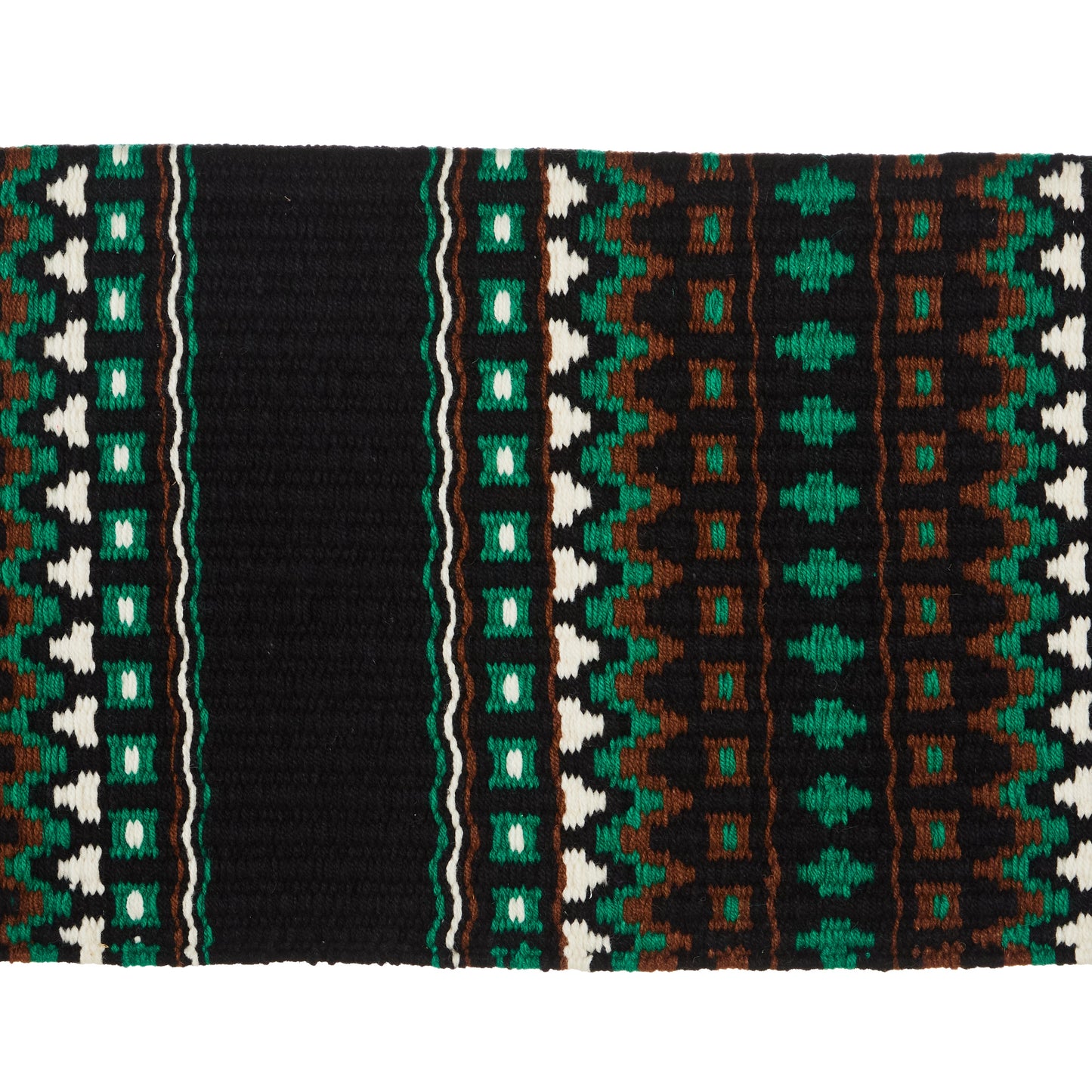 Couverture de selle Domino 40X34 en laine de Nouvelle-Zélande