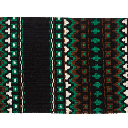 Couverture de selle Domino 40X34 en laine de Nouvelle-Zélande