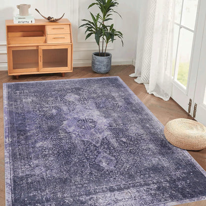 Maval Washable Area Rug and Everyday Durable