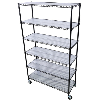 6 Tier NSF Metal Wire Shelving Unit for Storage