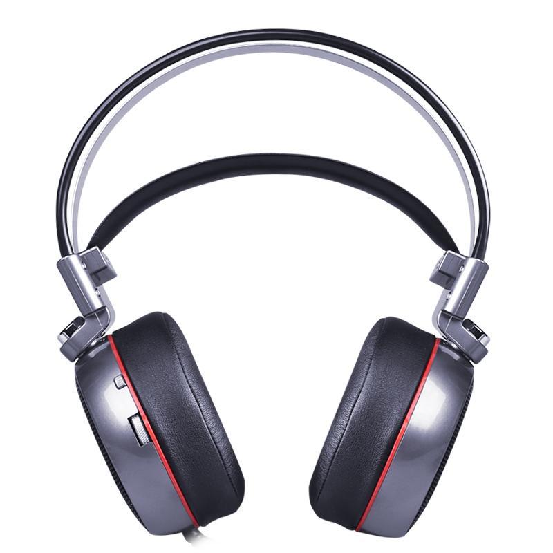 Stevvex gaming headset ST10S4792GIF with black over-ear cushions and metal headband on Tampa Home & Garden Store