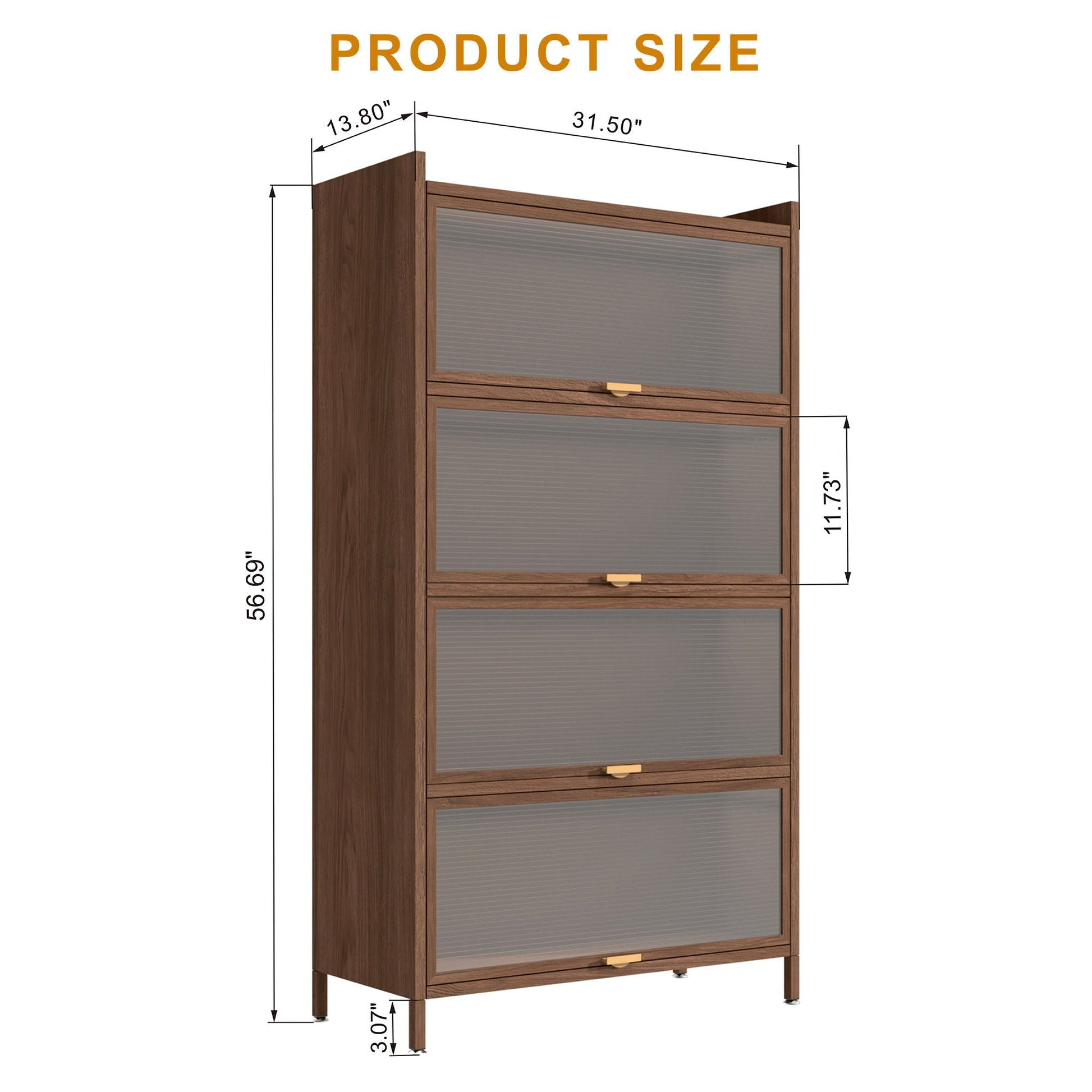 Flip Doors Cabinet by HouseOfZazla, display cabinet with frosted glass and ample storage on Tampa Home & Garden Store