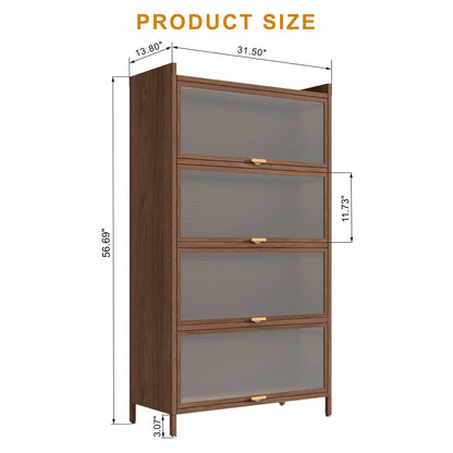 Flip Doors Cabinet by HouseOfZazla, display cabinet with frosted glass and ample storage on Tampa Home & Garden Store