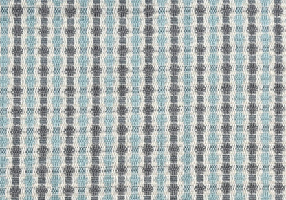 Square decorative throw pillow with teal and navy diamond lattice pattern, insert included on Tampa Home & Garden Store