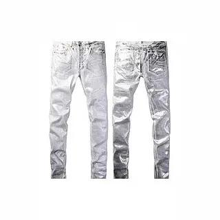 High Street Jeans Slim Fit Stretch Skinny Men, two metallic silver jeans by FLIPSTYLEZLLC on Tampa Home & Garden Store