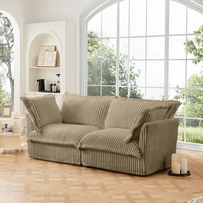the Modern Slipcovered Sofa and Fabric Covers