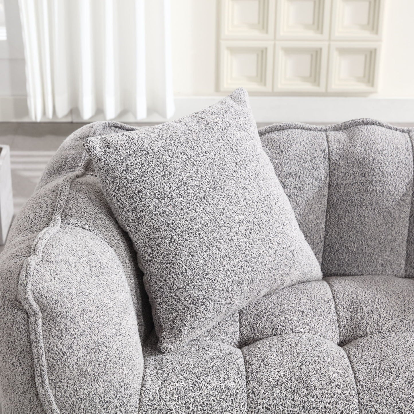Cozy Beanbag Chair With Resilient Foam Core For 2
