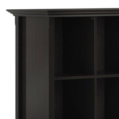 Amherst Cube Storage Bookcase with large cubbies, dark espresso finish, HouseOfZazla on Tampa Home & Garden Store