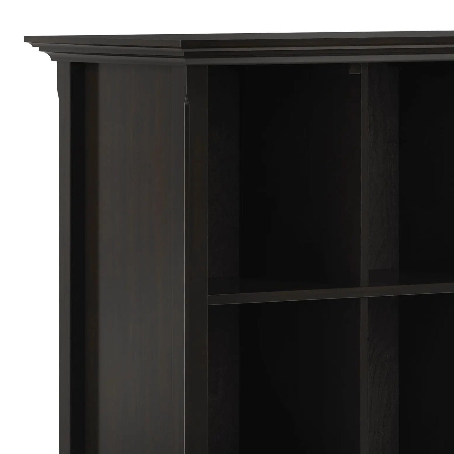 Amherst cube storage bookcase by Unique Piece Furniture in dark espresso finish on Tampa Home & Garden Store