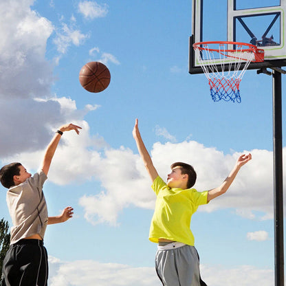 18 Inch Basketball Rim Goal Replacement with All Weather Net and Mounting Hardware