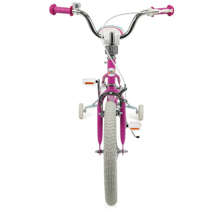Kids Bike 12-18 Inch with Training Wheels Pink