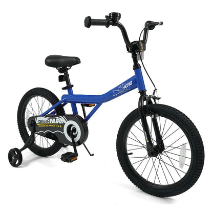 Kids 14-Inch Bike With Training Wheels Navy