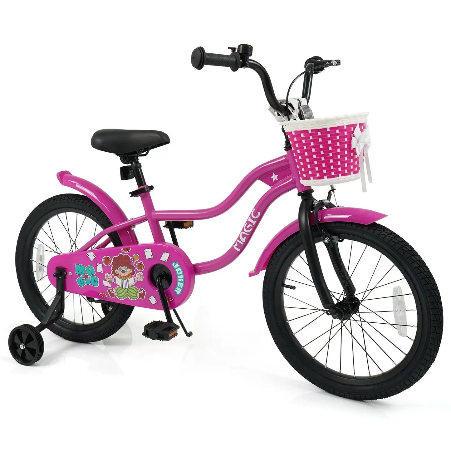 Kids Bike With Training Wheels 12 to 18 Inch Rose
