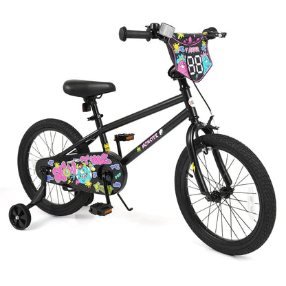 18-Inch Kids Bike With Training Wheels 4-8