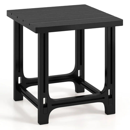 Adirondack Side Table with Slatted HDPE Surface