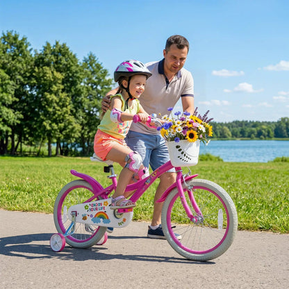 Girls Bike 12 to 18 Inch with Training Wheels