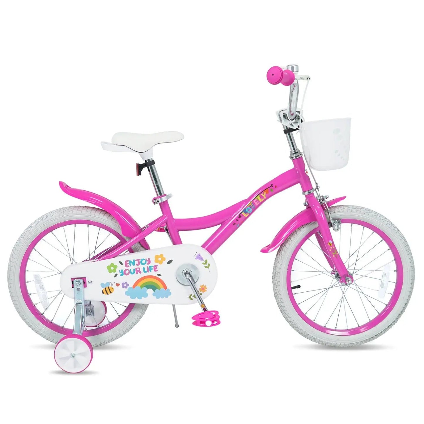 Girls Bike 12 to 18 Inch with Training Wheels