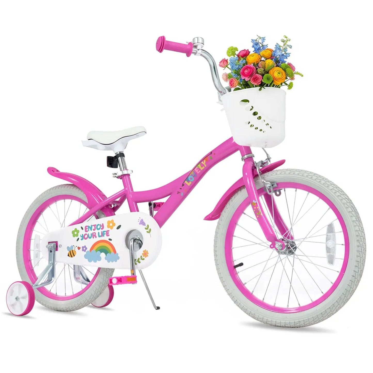 Girls Bike 12 to 18 Inch with Training Wheels