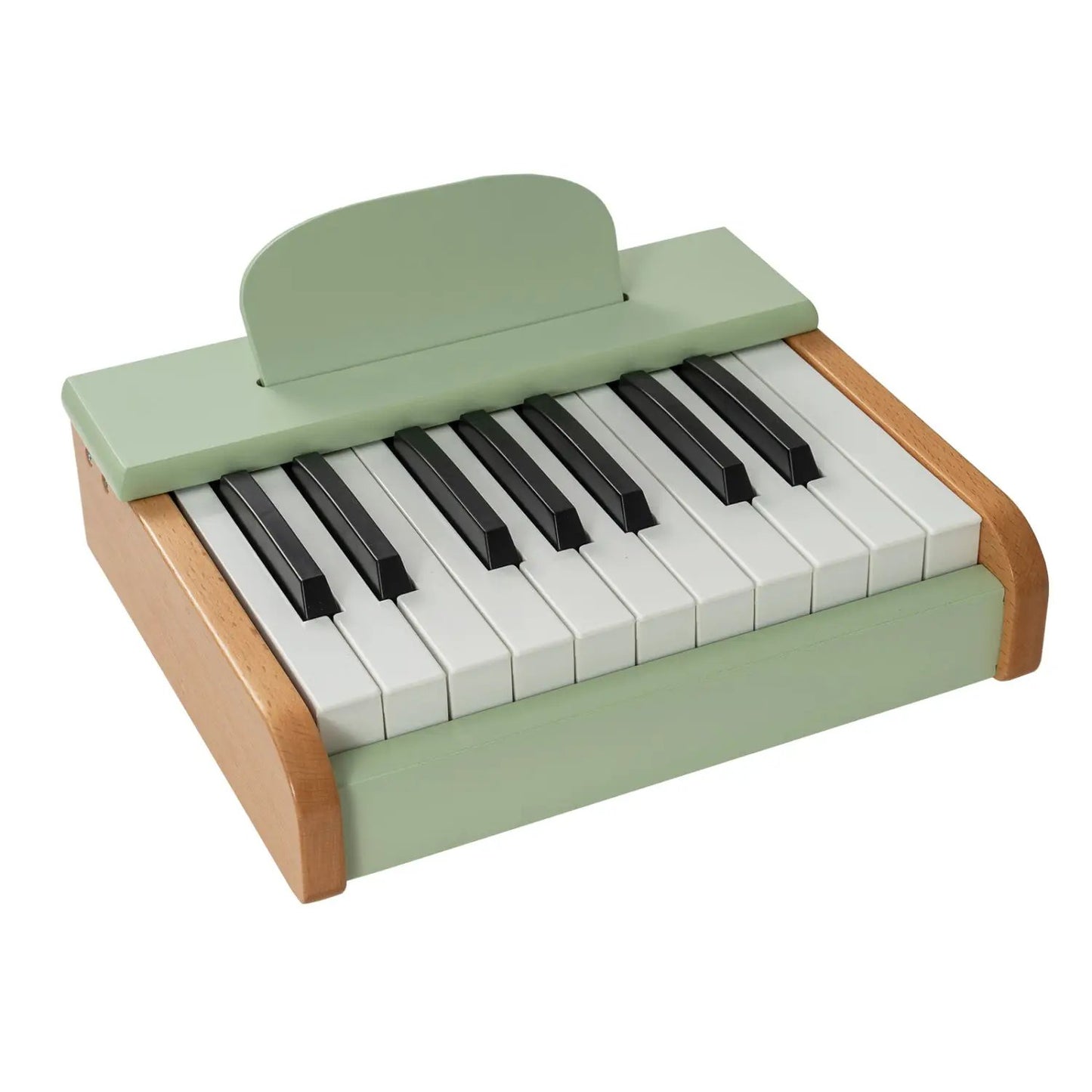 18 Key Wooden Piano for Kids with Music Stand