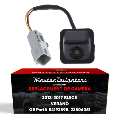Buick Verano (2013-2017) OEM backup camera Master Tailgaters with wiring harness gray connector on Tampa Home & Garden Store