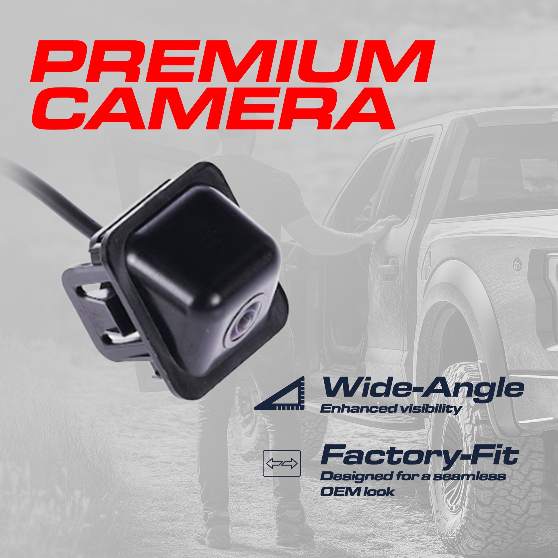 Master Tailgaters OEM backup camera, black housing, Buick Verano 2013-2017, wide-angle lens on Tampa Home & Garden Store