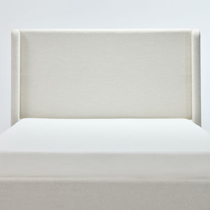 Carmen Upholstered Wingback Bed and Headboard