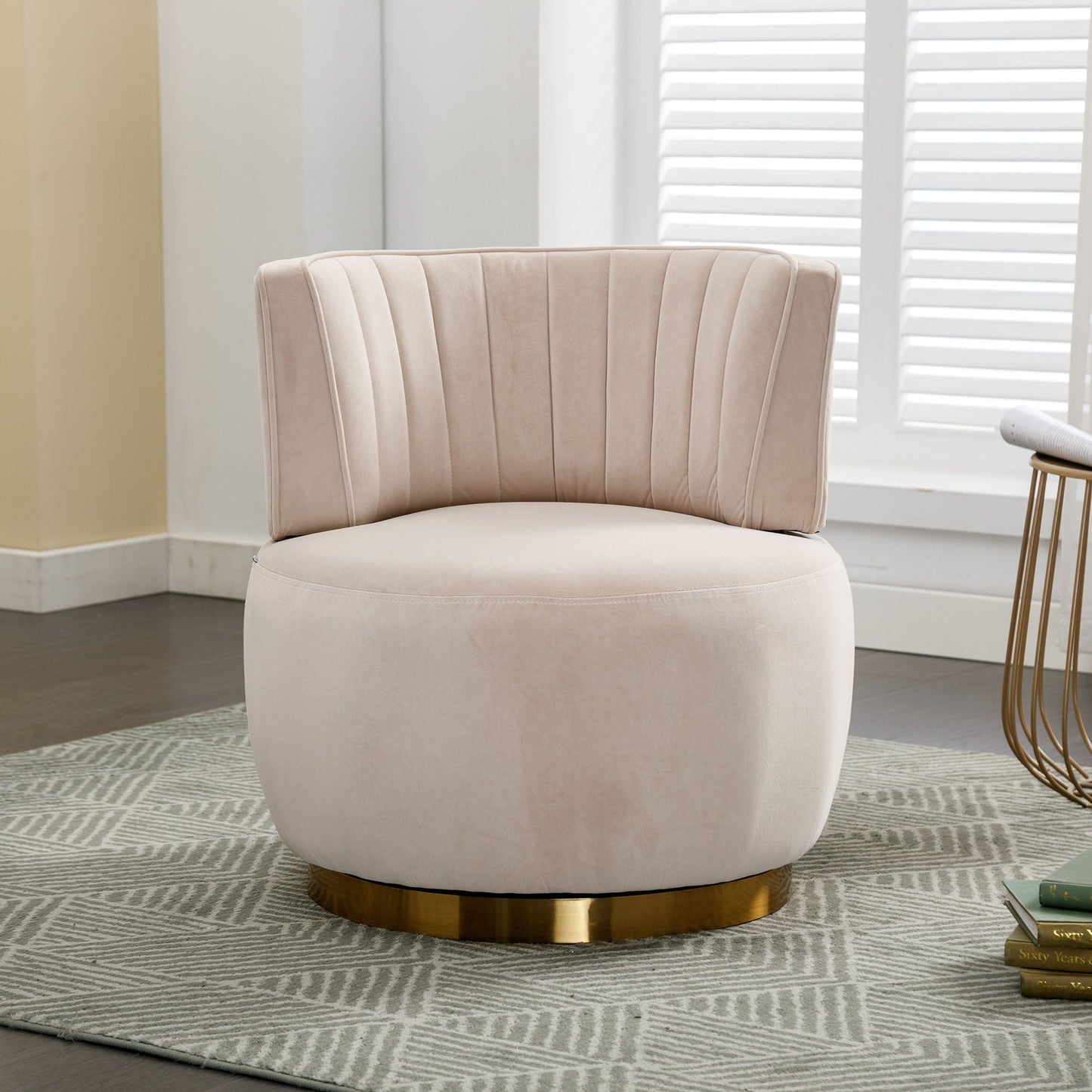 360 Swivel Barrel Sofa Chair and Support Base