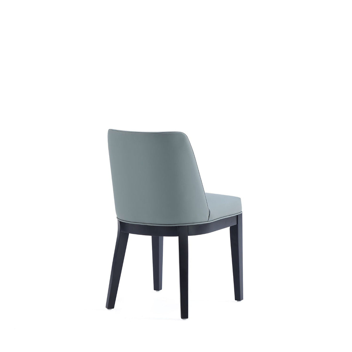 Upholstered dining chair by HouseOfZazla in gray with a solid beech frame on Tampa Home & Garden Store