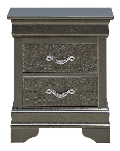 Decorative Nightstand with Modern Accents