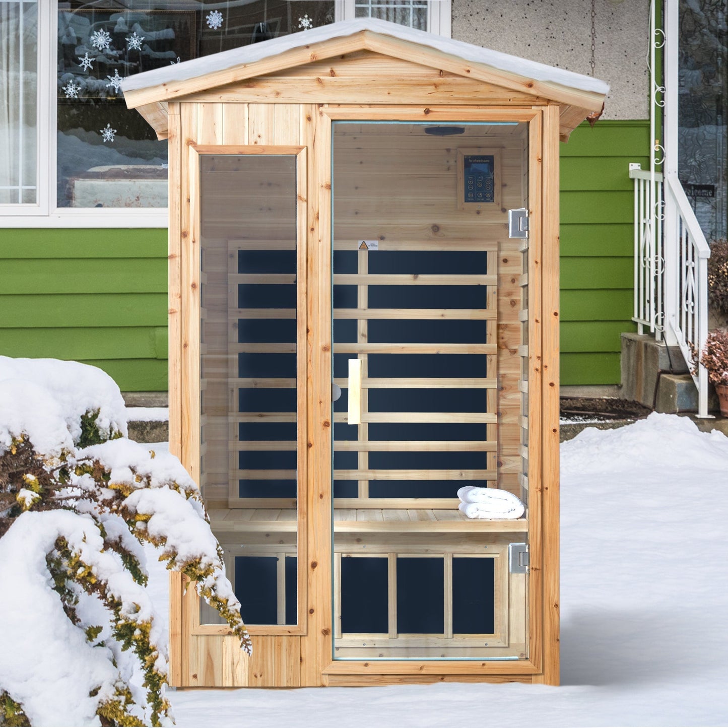 Two Person Far Infrared Fir Sauna with Bluetooth