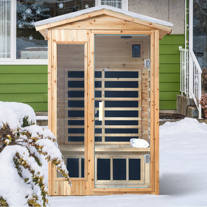 Two Person Far Infrared Fir Sauna with Bluetooth