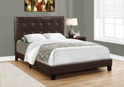 Transitional Upholstered Bed Frame and Headboard
