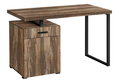 Computer Desk With Left and Right Setup Storage