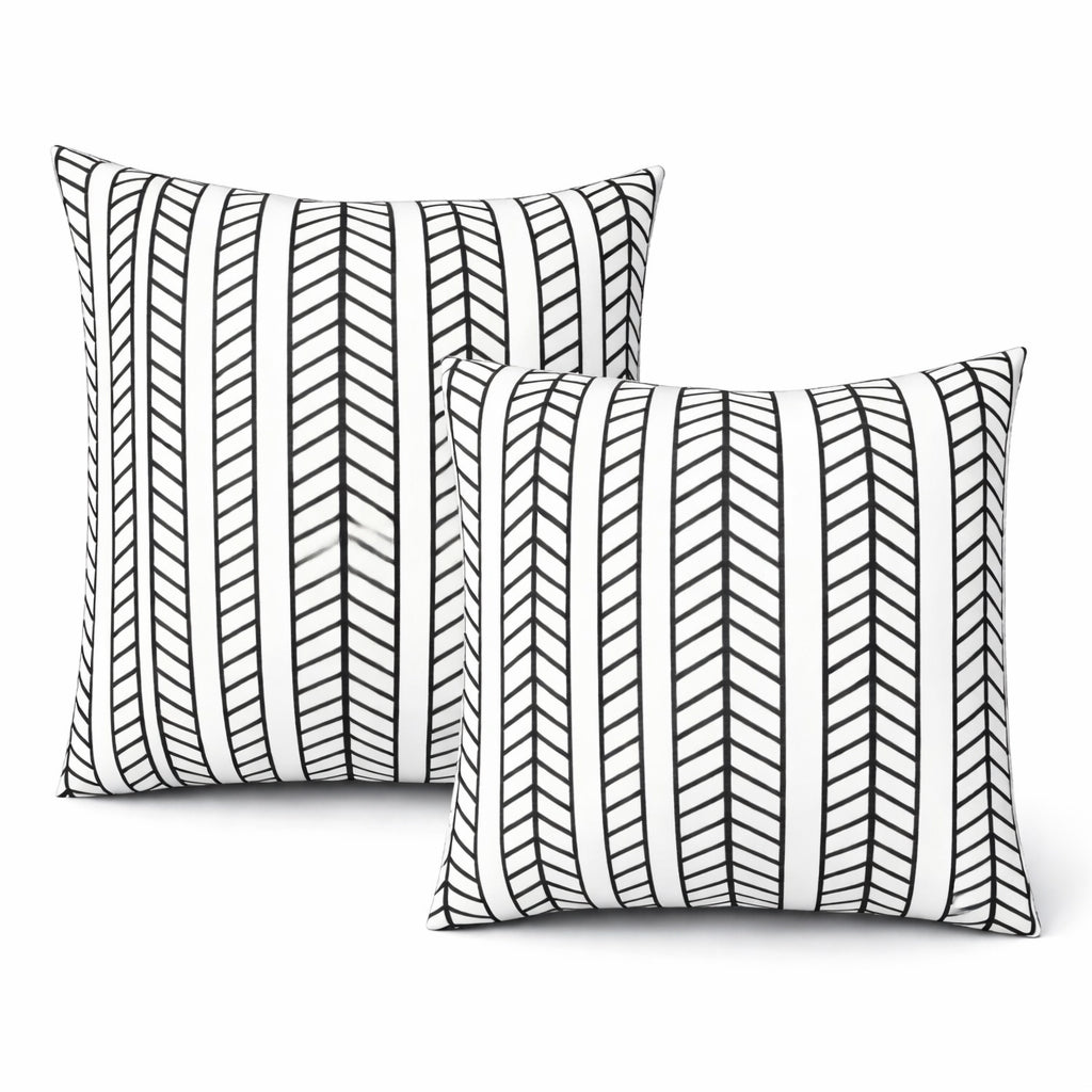 2 Pack Waterproof Outdoor Throw Pillows for Patio