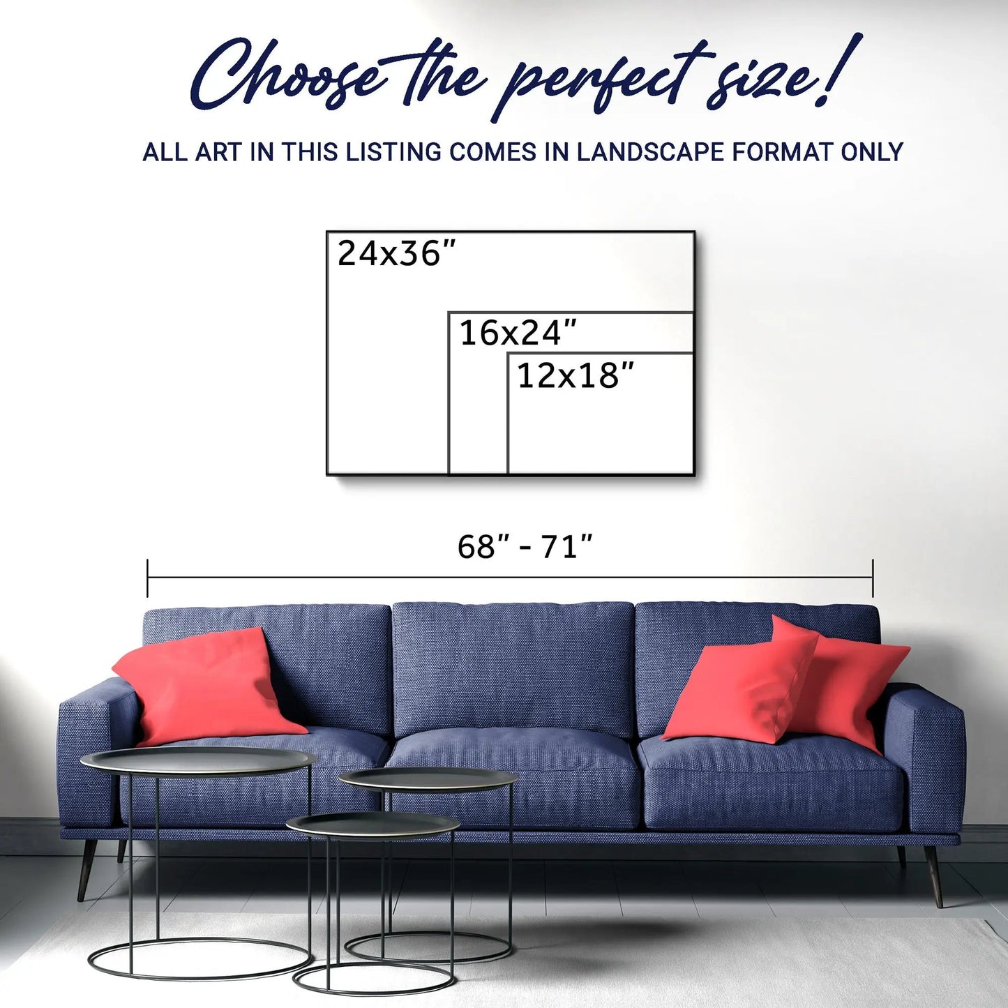Wolf Head Wall Art canvas Tailored Canvases landscape layout sizes 24x36, 16x24, 12x18 on Tampa Home & Garden Store