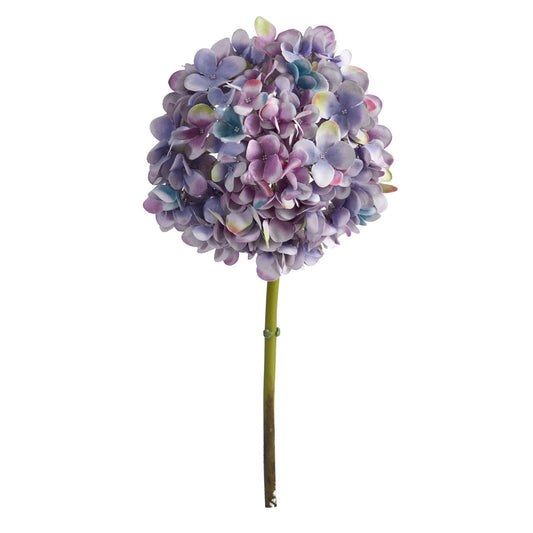 19” Artificial Hydrangea Flower (Set of 3 Silk Flower Stems) - Tampa Home & Garden Store
