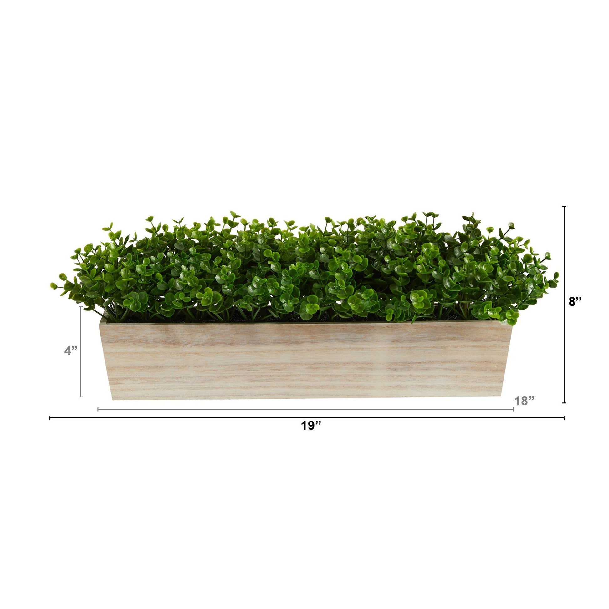 19” Eucalyptus Artificial Plant in Decorative Planter - Tampa Home & Garden Store