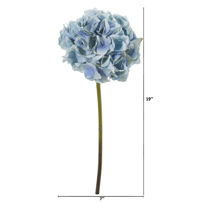 19” Hydrangea Artificial Flower (Set of 6) - Tampa Home & Garden Store