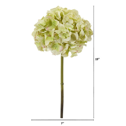 19” Hydrangea Artificial Flower (Set of 6) - Tampa Home & Garden Store