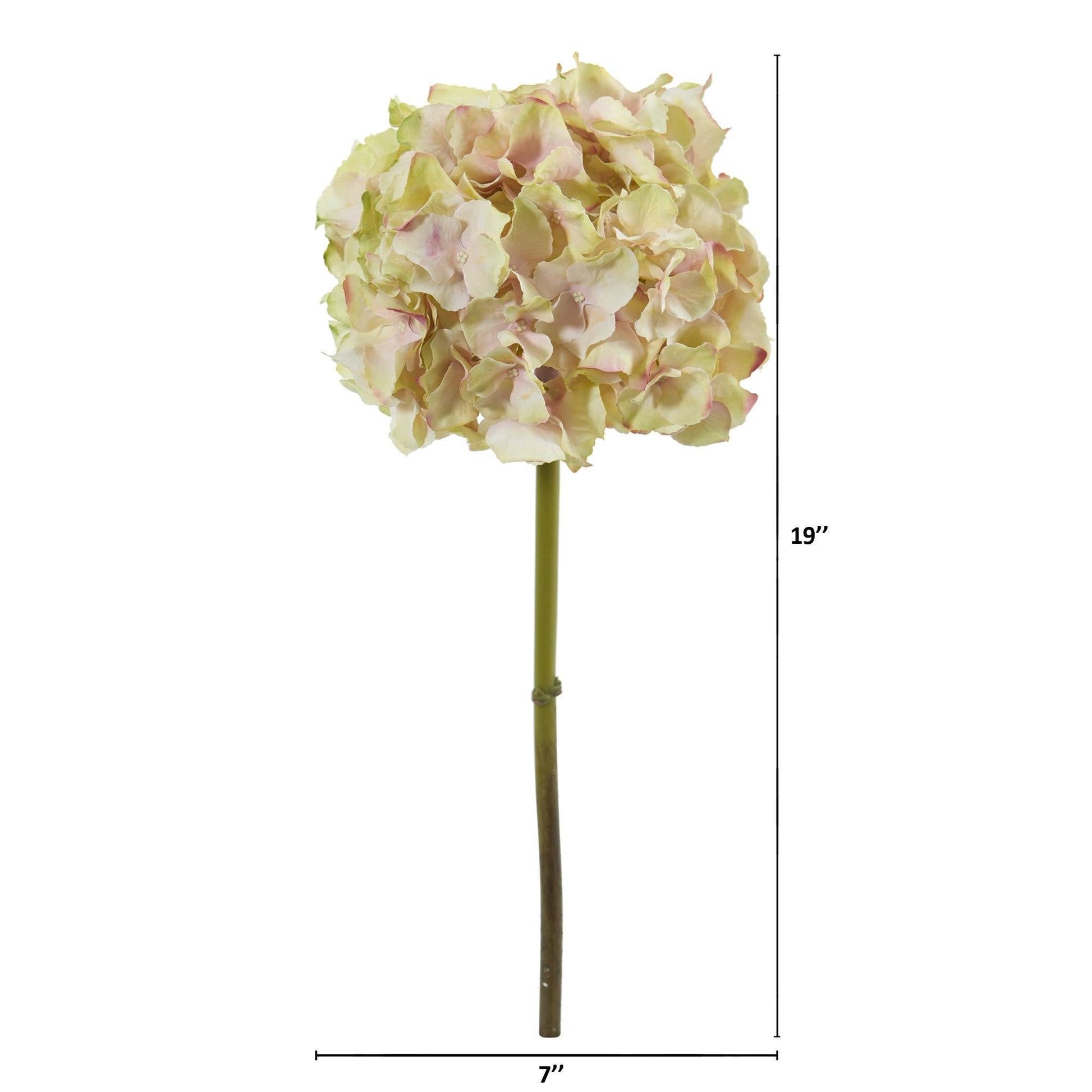 19” Hydrangea Artificial Flower (Set of 6) - Tampa Home & Garden Store