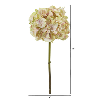 19” Hydrangea Artificial Flower (Set of 6) - Tampa Home & Garden Store