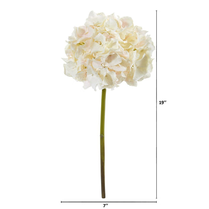 19” Hydrangea Artificial Flower (Set of 6) - Tampa Home & Garden Store