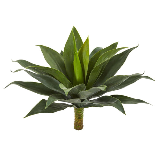 19” Large Agave Artificial Plant (Set of 2) - Tampa Home & Garden Store