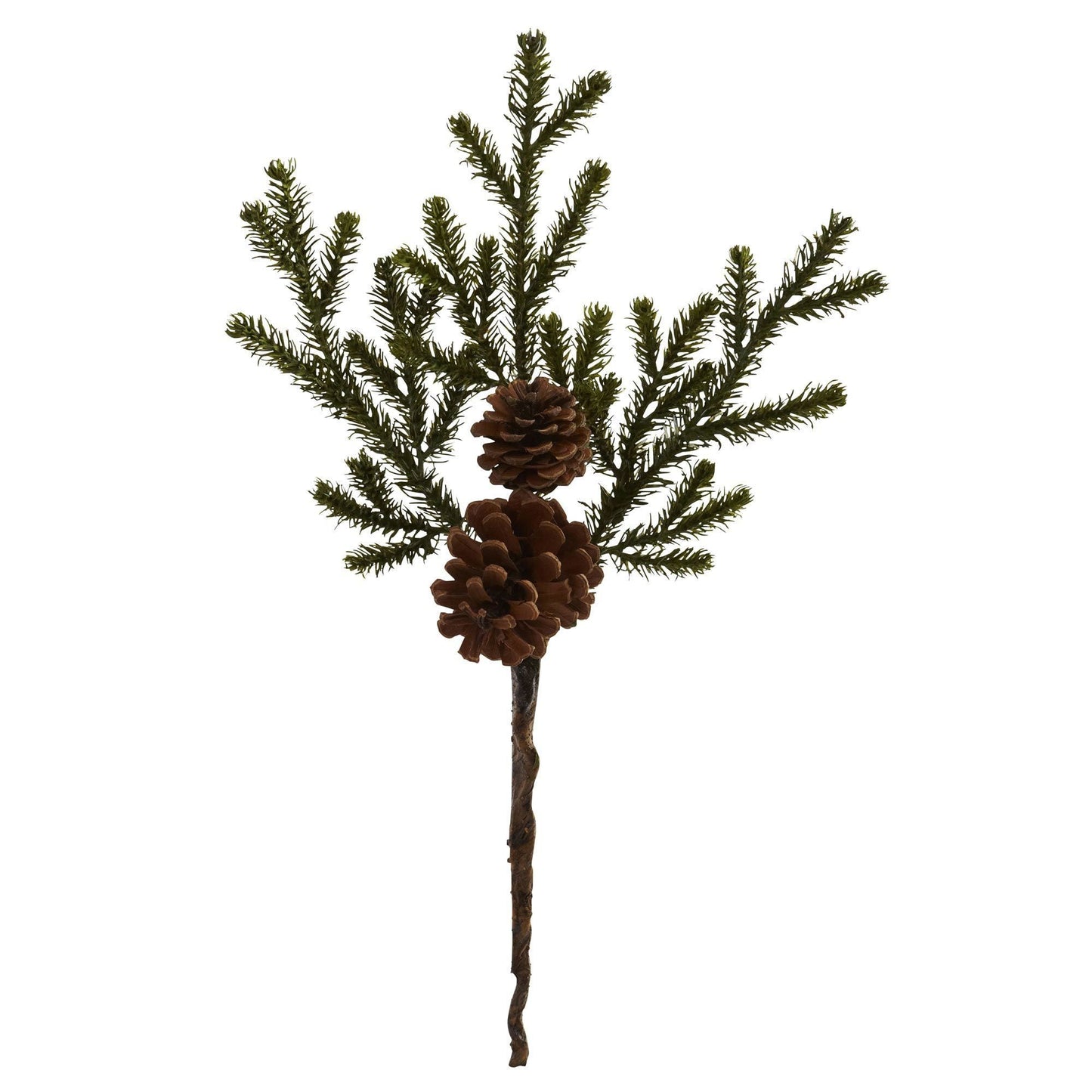 19” Pine & Pinecone Artificial Flower Bundle (Set of 12)) - Tampa Home & Garden Store