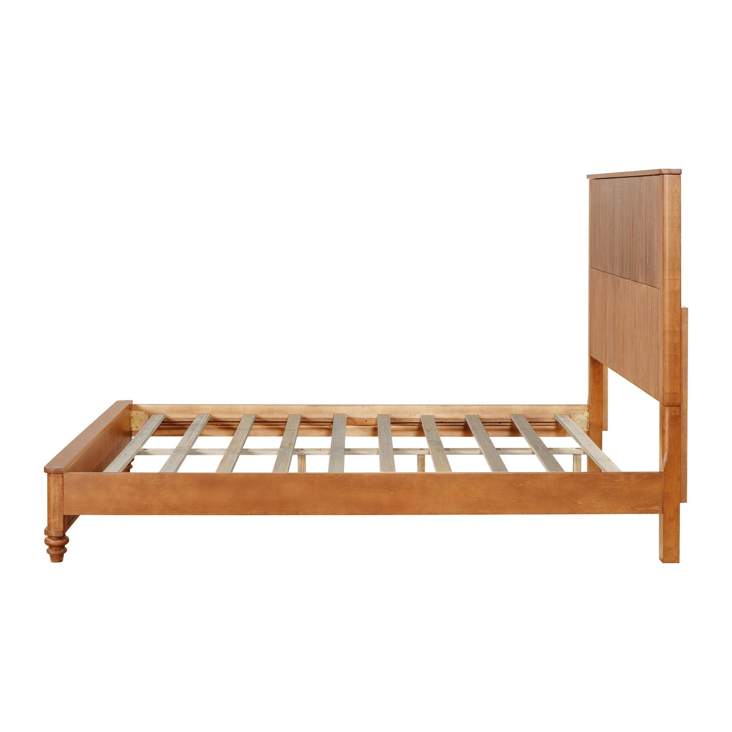 Solid Wood Platform Bed and the Tall Headboard