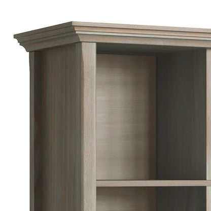 Amherst cube storage bookcase weathered gray oak finish by Unique Piece Furniture on Tampa Home & Garden Store