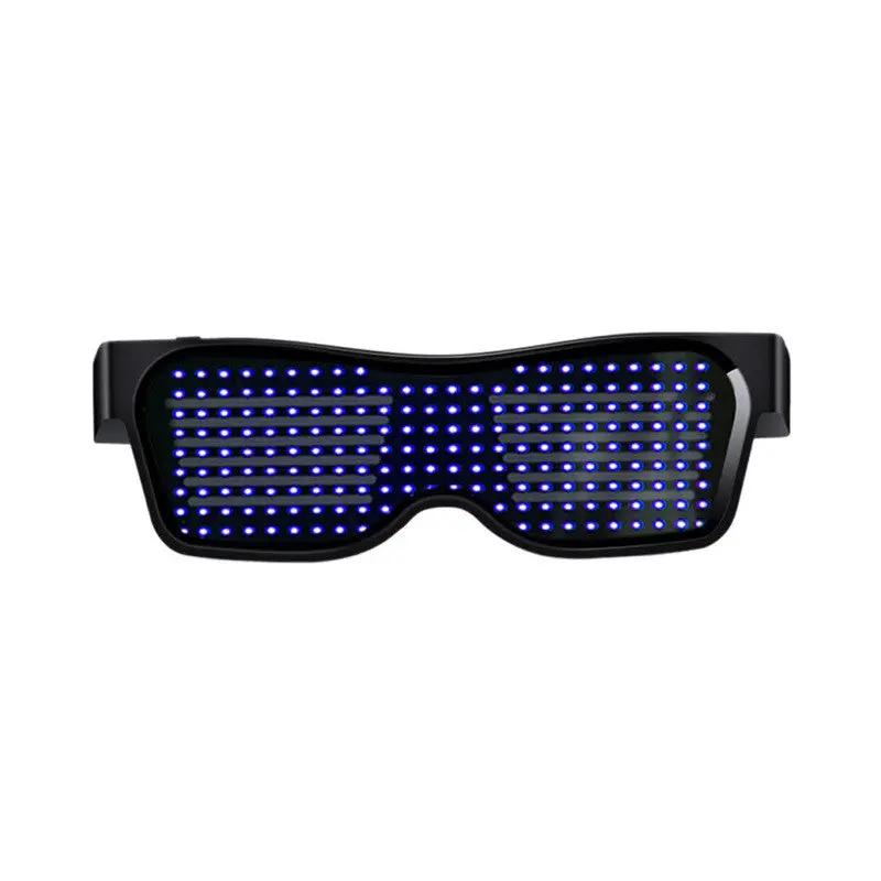 LED luminous glasses with blue LED panels, FLIPSTYLEZLLC on Tampa Home & Garden Store