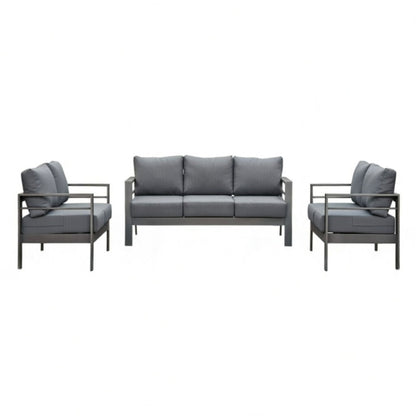 All Weather Iron Patio Set and Thick Cushions
