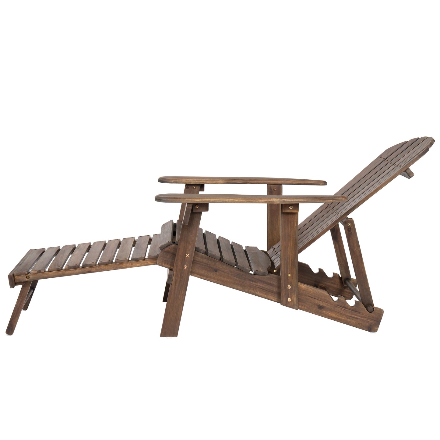 Malibu Adirondack Chair brown outdoor furniture with seat and armrests by HouseOfZazla on Tampa Home & Garden Store