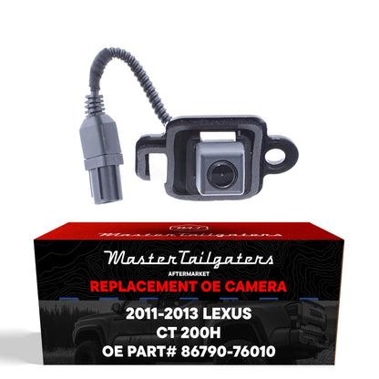 Master Tailgaters OEM backup camera for Lexus CT 200h, black housing with wiring harness on Tampa Home & Garden Store